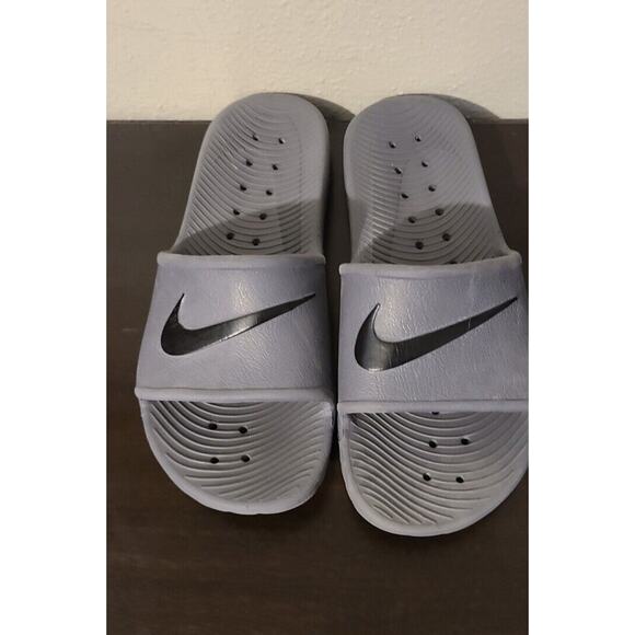 Nike Washable Gray Slip On Summer Sandler Size Mens 9 - Picture 2 of 7
